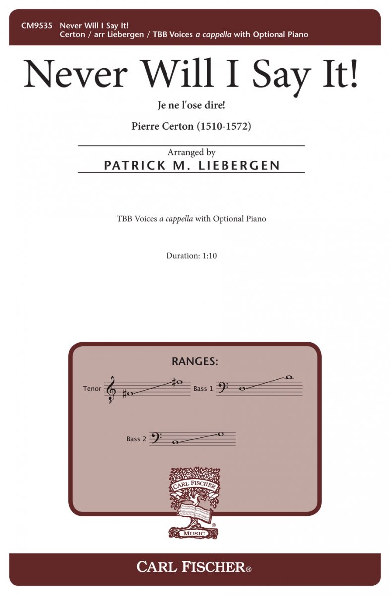 Never Will I Say It - hier klicken Never Will I Say It - hier klicken