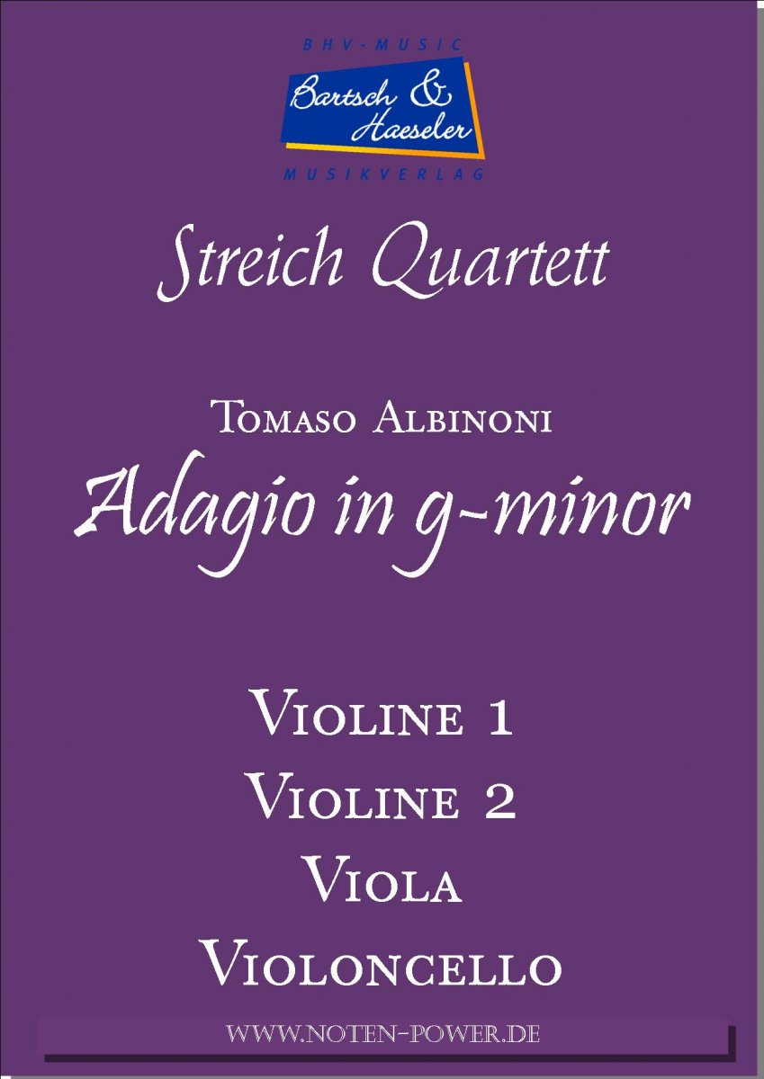 Adagio in g-minor - hier klicken Adagio in g-minor - hier klicken