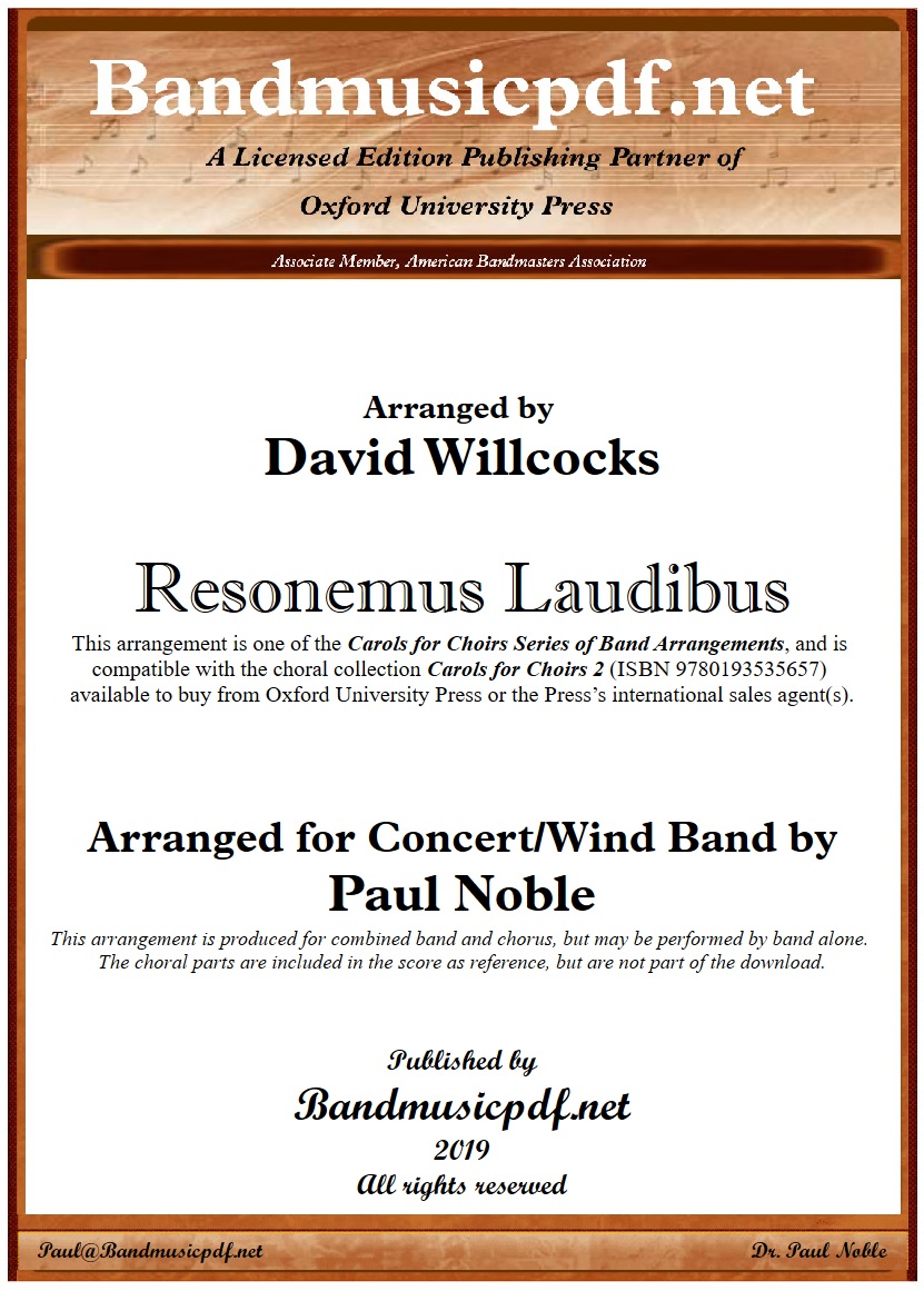 Resonemus Laudibus - hier klicken