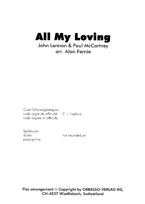 All my loving - hier klicken