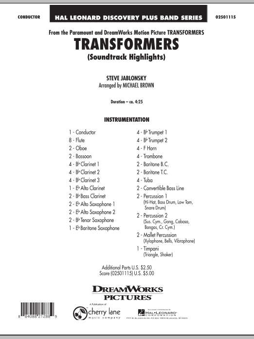 Transformers Soundtrack Highlights - hier klicken