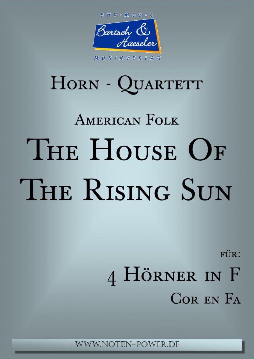 The House Of The Rising Sun (American Folk) - hier klicken
