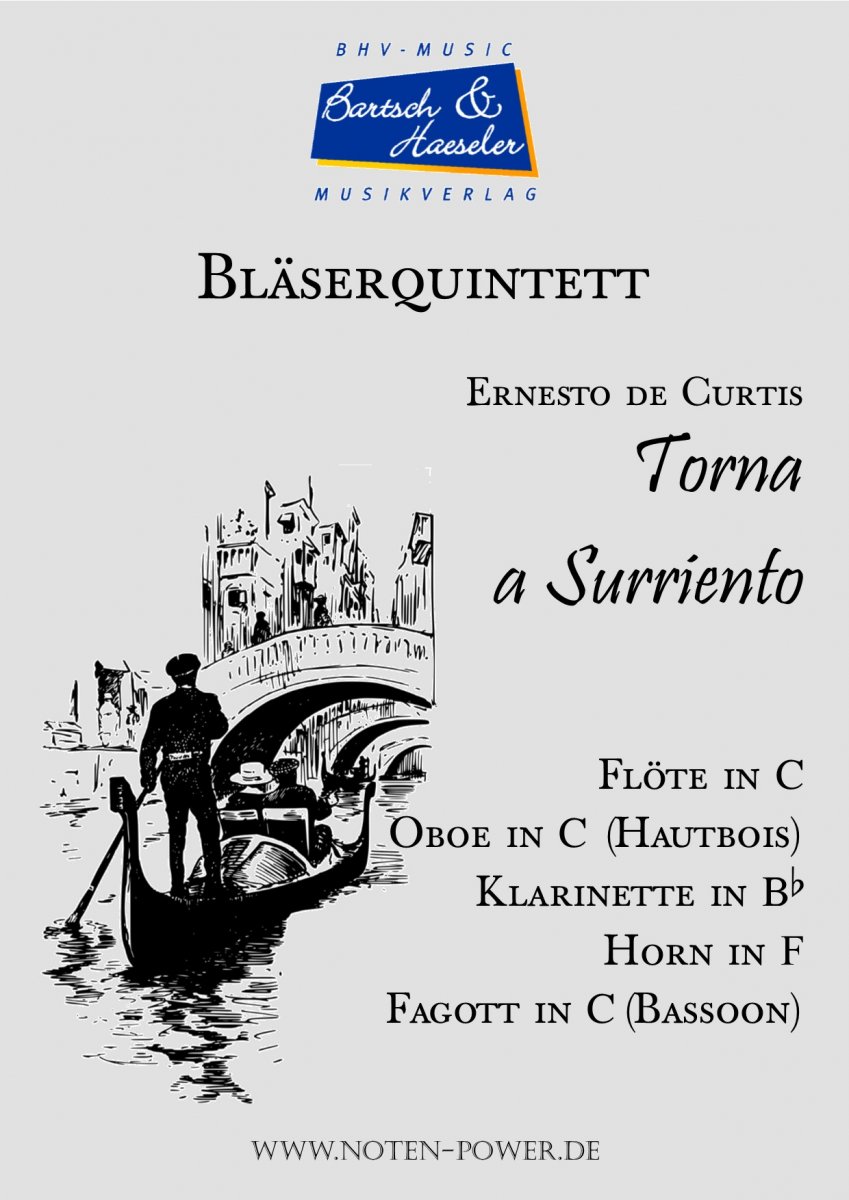 Torna a Surriento (Canzone Napoletana) - hier klicken