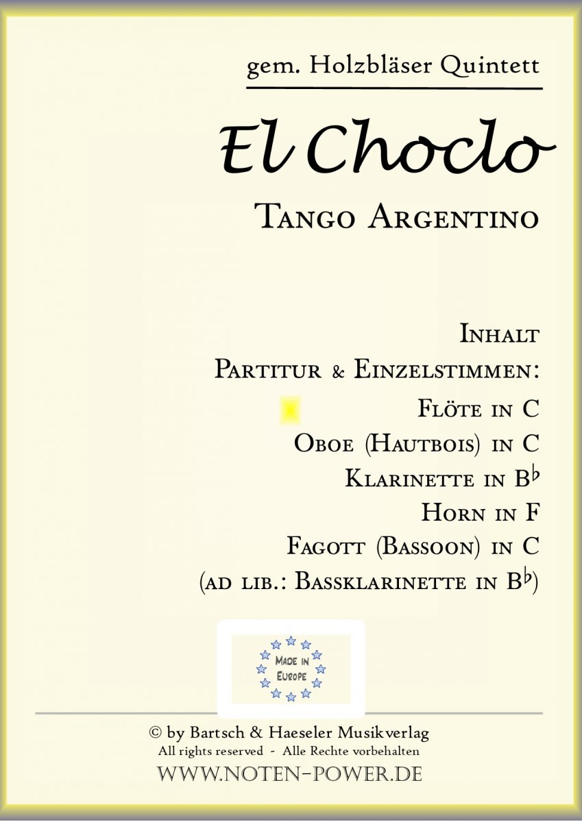 El Choclo (Tango Argentino) - hier klicken