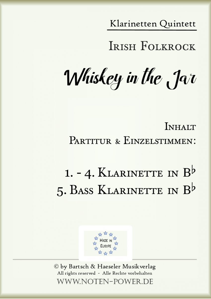 Whiskey In The Jar, Irish Folkrock - hier klicken Whiskey In The Jar, Irish Folkrock - hier klicken