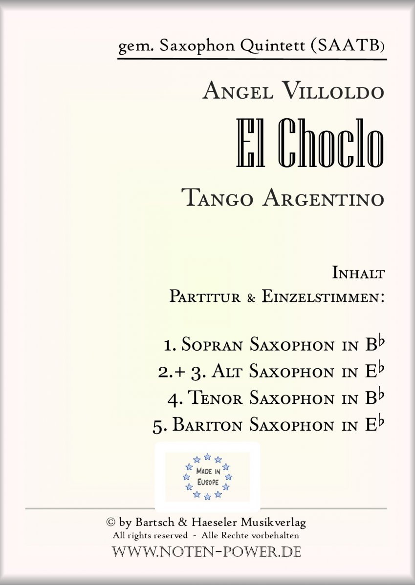 El Choclo (Tango Argentino) - hier klicken