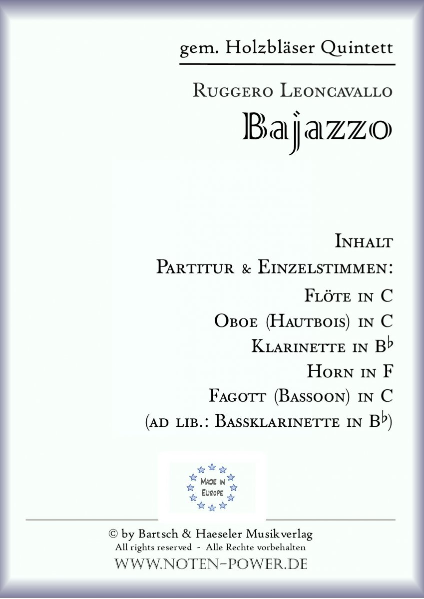 Bajazzo - hier klicken Bajazzo - hier klicken