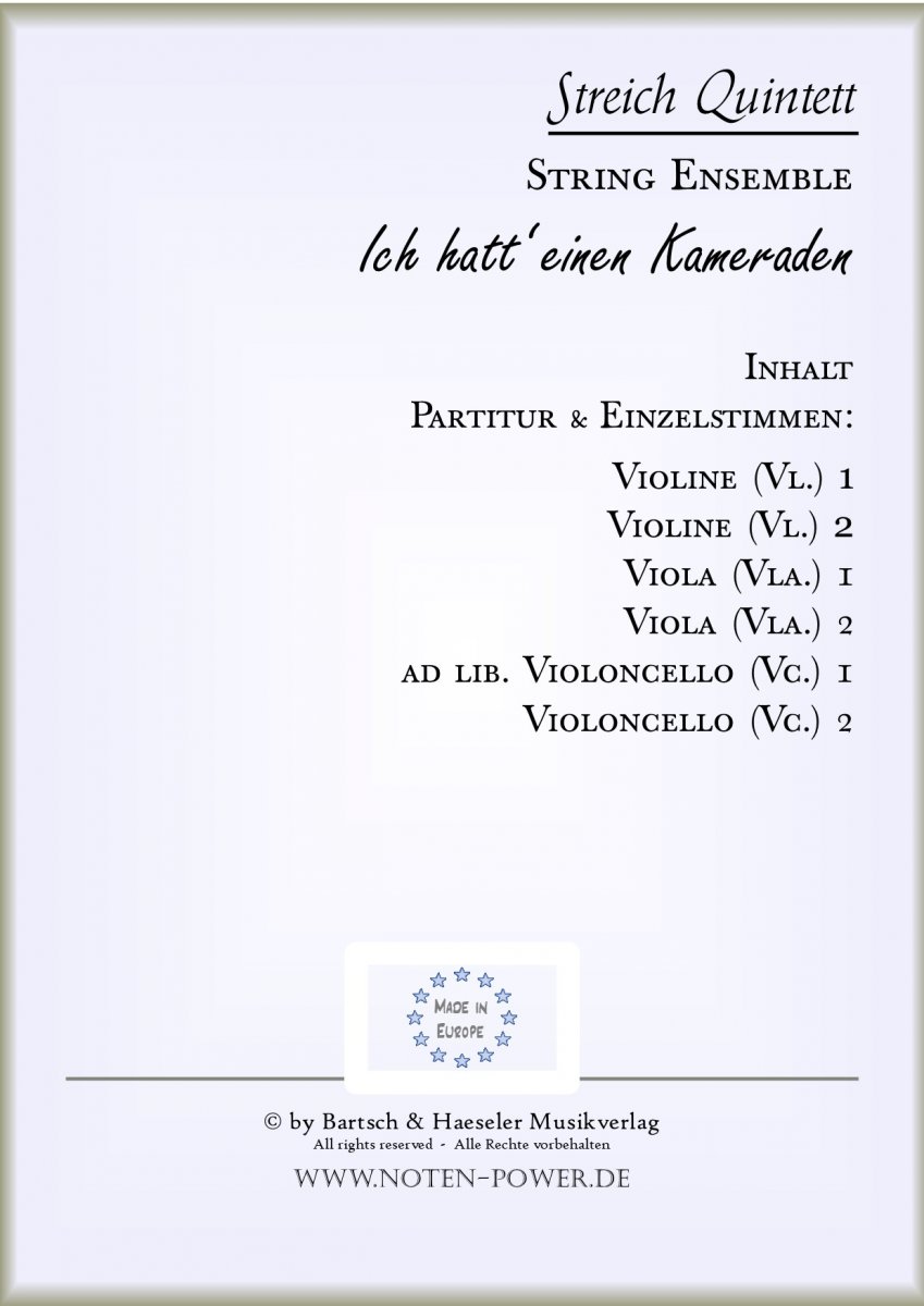 Ich hatt einen Kameraden - hier klicken Ich hatt einen Kameraden - hier klicken
