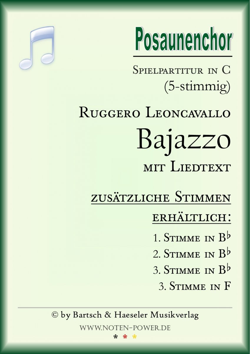 Bajazzo - hier klicken Bajazzo - hier klicken