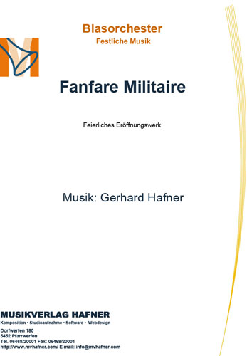 Fanfare Militaire (Festliche Eingangsmusik) - hier klicken