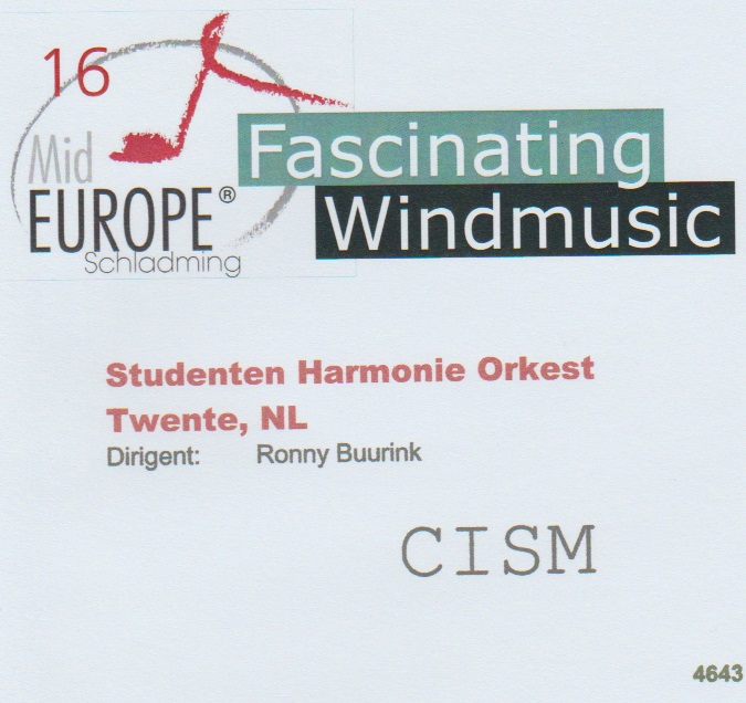 16 Mid Europe: Studenten Harmonie Orkest Twente - hier klicken 16 Mid Europe: Studenten Harmonie Orkest Twente - hier klicken