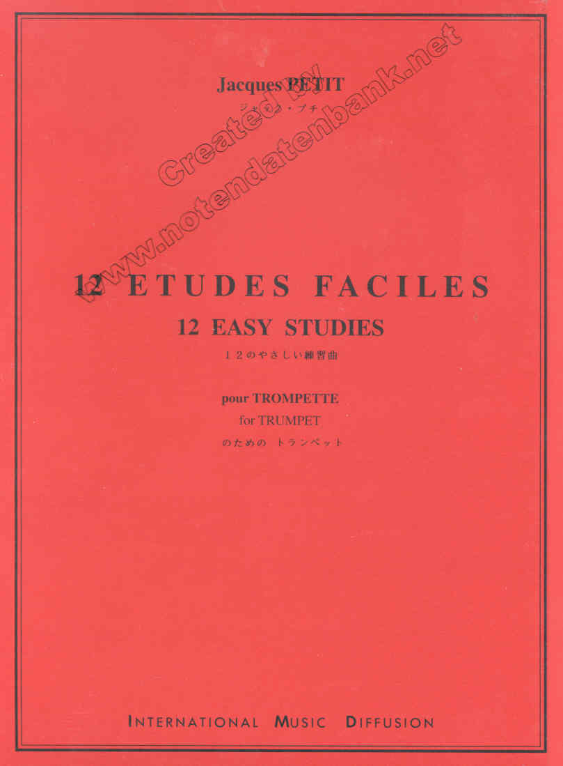 12 Etudes Faciles (12 Easy Studies) - hier klicken 12 Etudes Faciles (12 Easy Studies) - hier klicken
