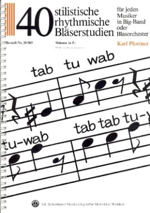 40 stilistische, rhythmische Bläserstudien - hier klicken 40 stilistische, rhythmische Bläserstudien - hier klicken