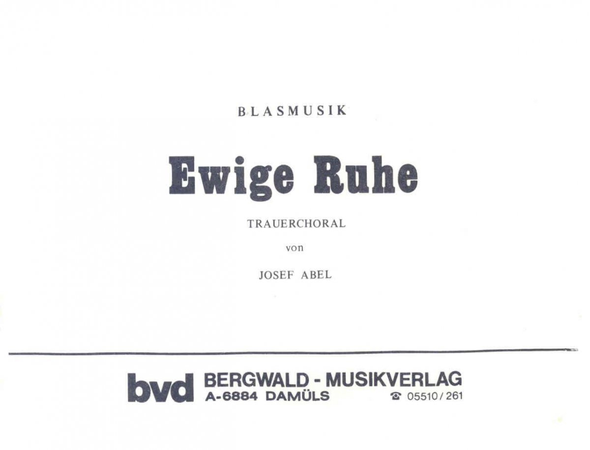 Ewige Ruhe - hier klicken Ewige Ruhe - hier klicken