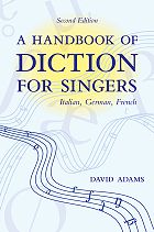Handbook of Diction for Singers, A - hier klicken Handbook of Diction for Singers, A - hier klicken