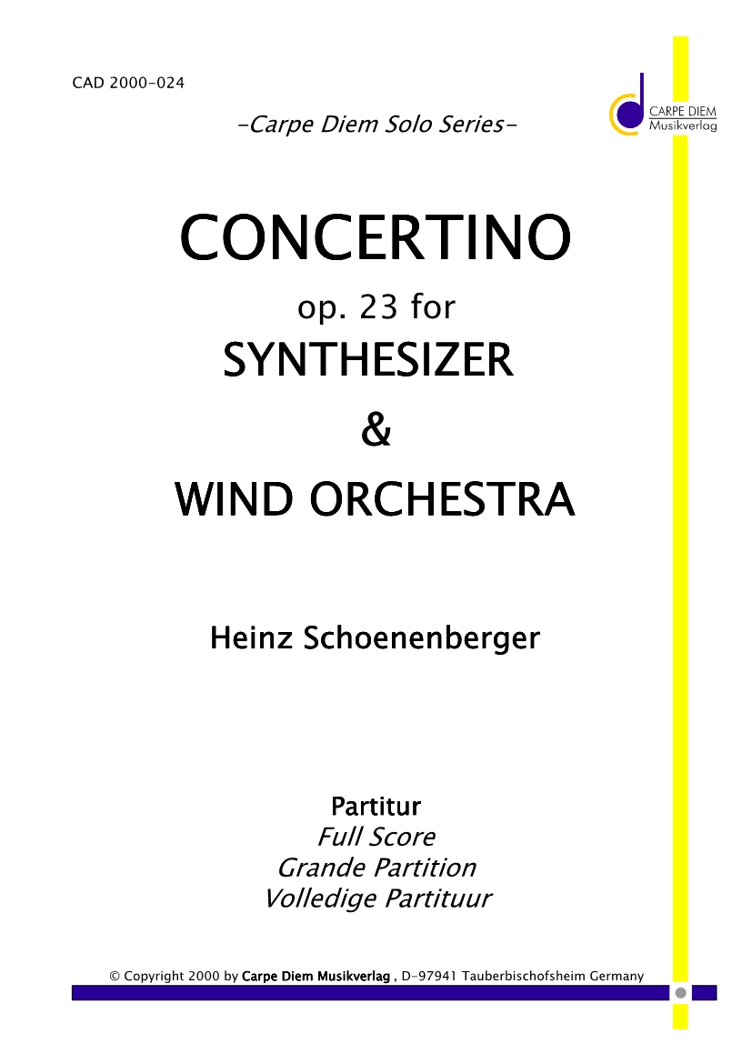 Concertino fr Synthesizer und Blasorchester - hier klicken