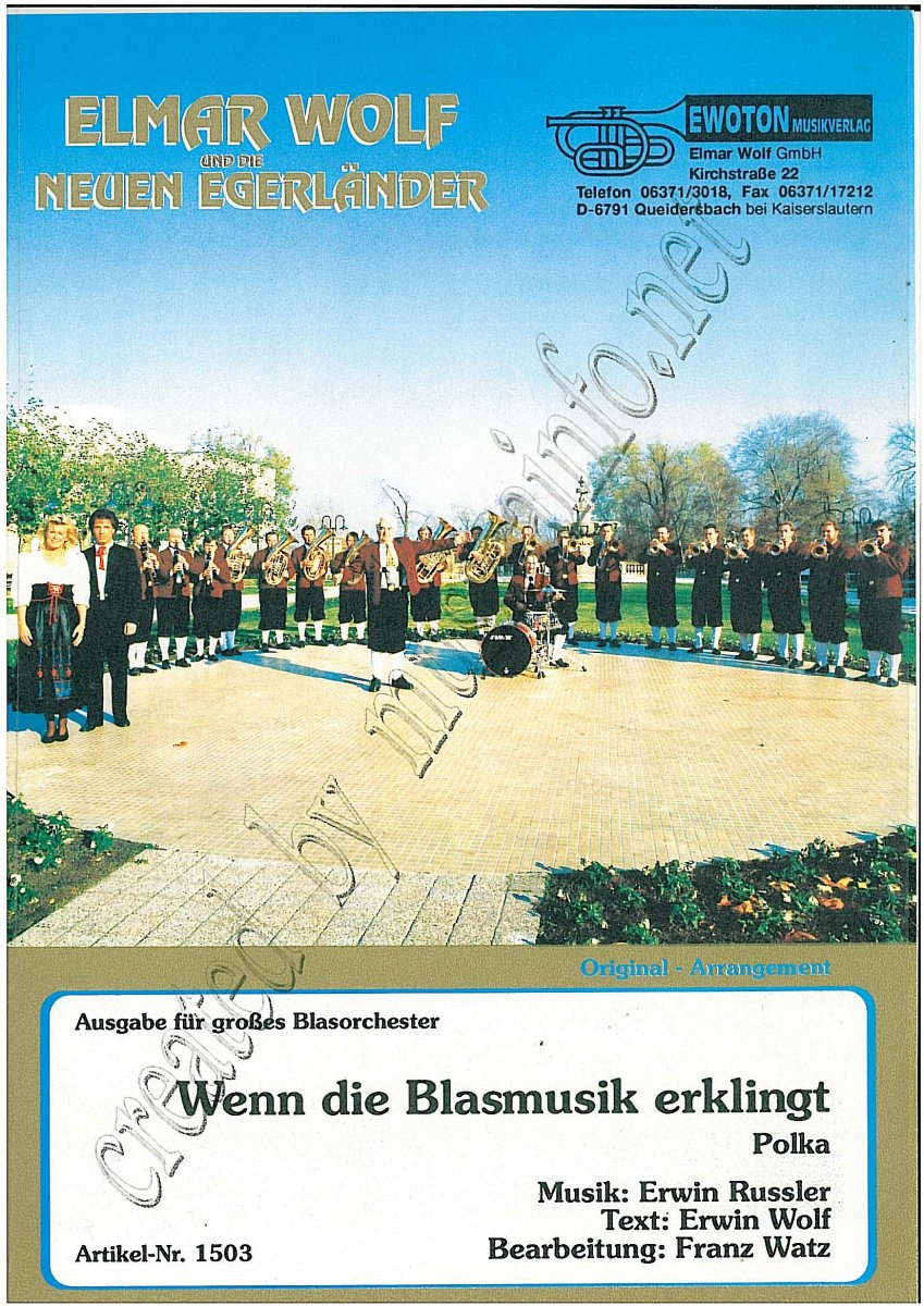 Wenn die Blasmusik erklingt - hier klicken Wenn die Blasmusik erklingt - hier klicken