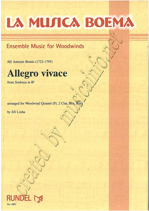 Allegro Vivace from Sinfonia in Bb - hier klicken Allegro Vivace from Sinfonia in Bb - hier klicken