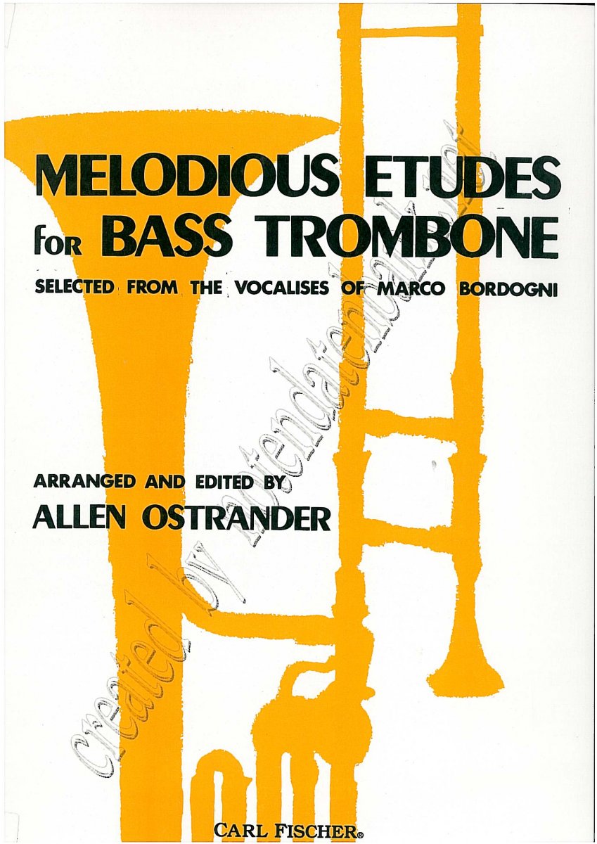 Melodious Etudes for Bass Trombone - hier klicken