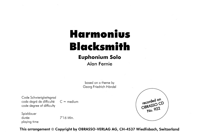 Harmonious Blacksmith, The - hier klicken