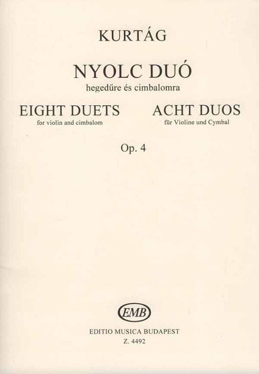 8 Duos für Violine und Cimbalom (Acht) - hier klicken 8 Duos für Violine und Cimbalom (Acht) - hier klicken