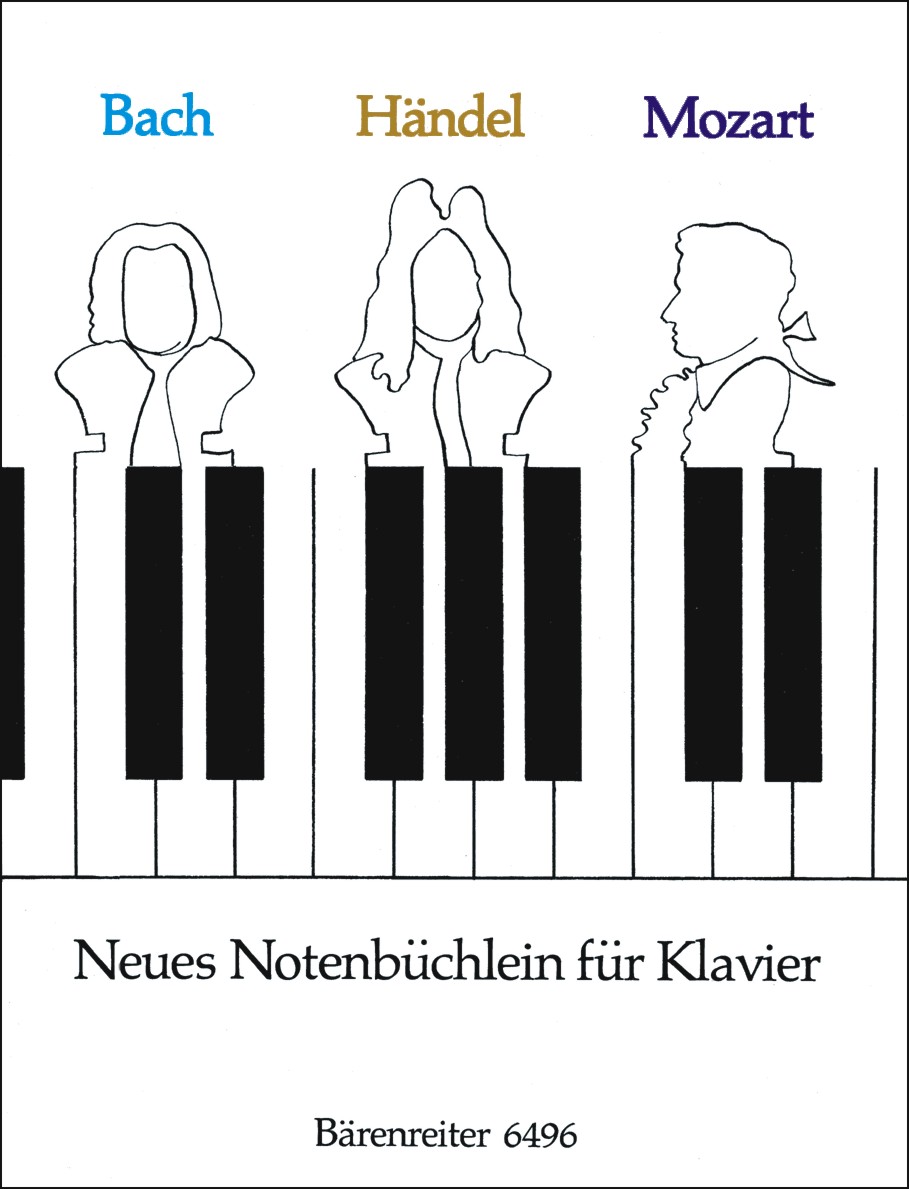 Bach - Hndel - Mozart. Neues Notenbchlein fr Klavier. Nach dem Urtext der Gesamtausgaben - hier klicken