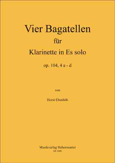 Vier Bagatellen fr Klarinette solo (Es) - hier klicken