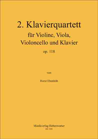 2. Klavierquartett für Violine, Viola, Violoncello und Klavier - hier klicken 2. Klavierquartett für Violine, Viola, Violoncello und Klavier - hier klicken