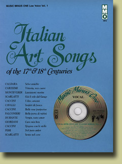 17th/18th Century Italian Songs - Low Voice #1 - hier klicken